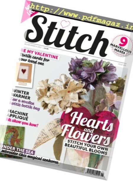 Stitch Magazine – February-March 2017 Cover