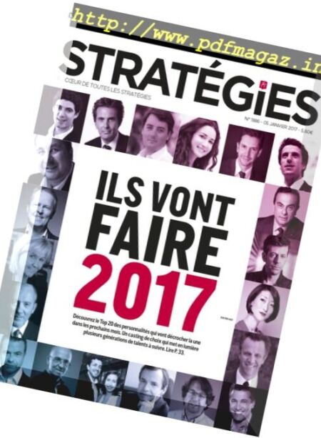 Strategies – 5 Janvier 2017 Cover