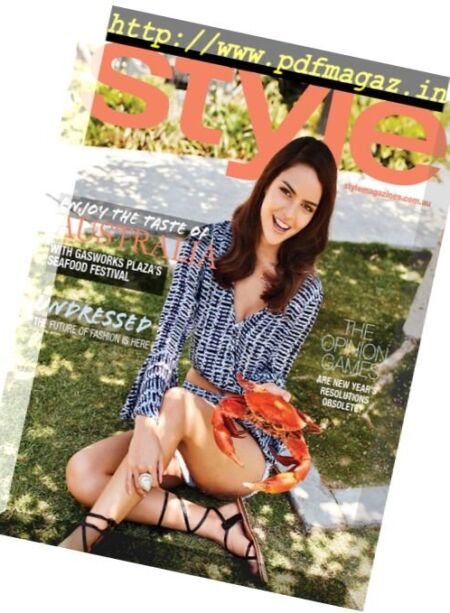 Style Australia – January 2017 Cover