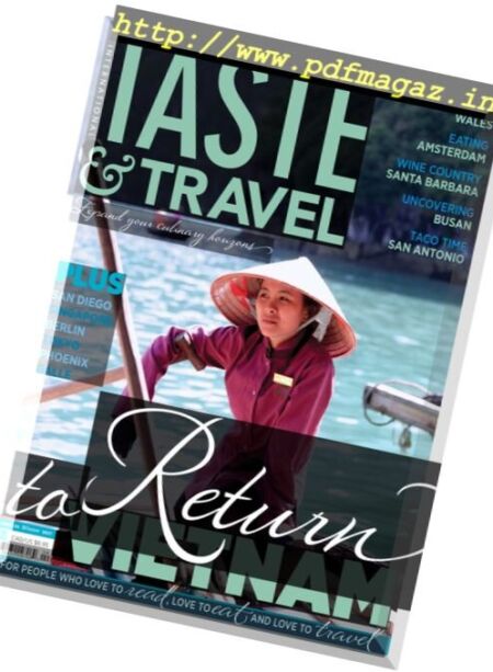 Taste & Travel International – Winter 2017 Cover