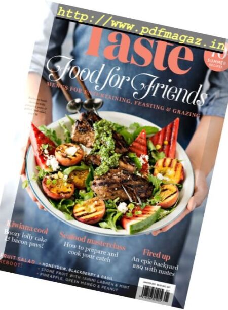 Taste New Zealand – January-February 2017 Cover