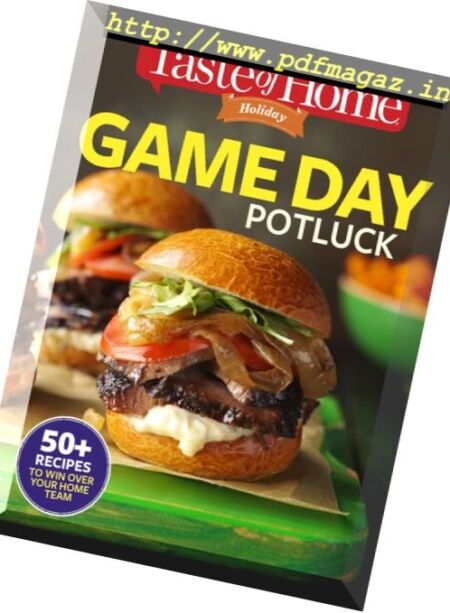 Taste of Home Holiday – Game Day Potluck 2017 Cover