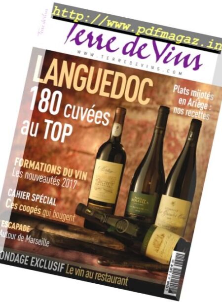 Terre de Vins – Janvier-Fevrier 2017 Cover