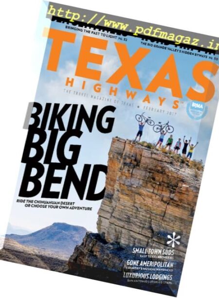 Texas Highways – February 2017 Cover