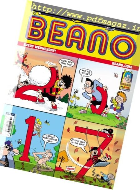 The Beano – 31 December 2016 Cover