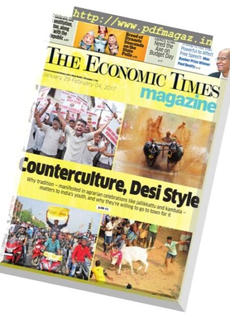 The Economic Times – 29 January 2017 Cover