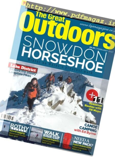 The Great Outdoors – February 2017 Cover