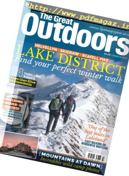 The Great Outdoors – March 2017 Cover