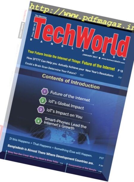The Monthly Techworld Bangladesh – January 2017 Cover