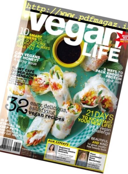The Vegan Life – January 2017 Cover