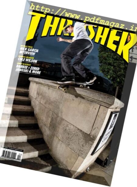 Thrasher Skateboard – February 2017 Cover