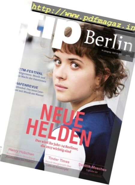 Tip Berlin – Nr.3, 2017 Cover