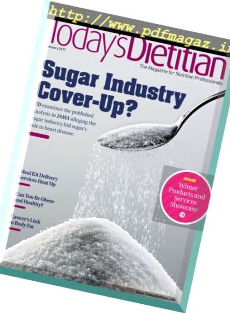 Today’s Dietitian – January 2017 Cover