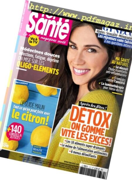 Top Sante France – Fevrier 2017 Cover