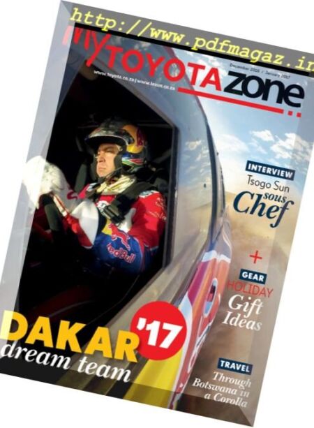 Toyota Zone – December 2016 – January 2017 Cover