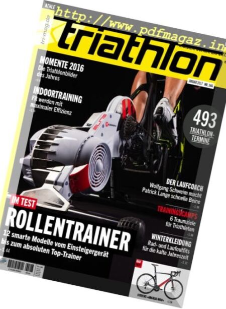 Triathlon Germany – Januar 2017 Cover
