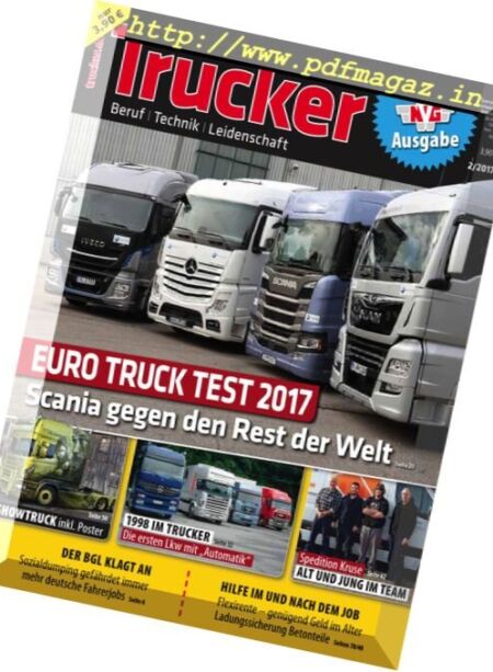 Trucker Germany – Nr.2, 2017 Cover