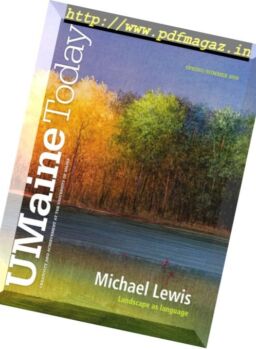 UMaine Today – Spring-Summer 2016