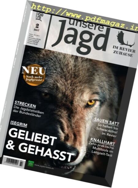 Unsere Jagd – Februar 2017 Cover