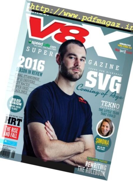 V8X Supercar – December 2016 – January 2017 Cover
