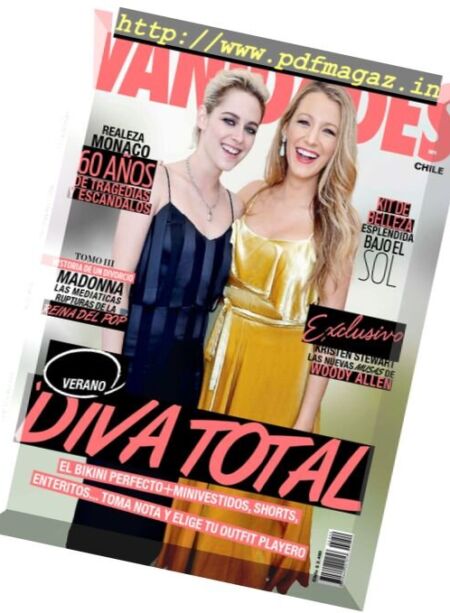 Vanidades Chile – 6 Enero 2017 Cover