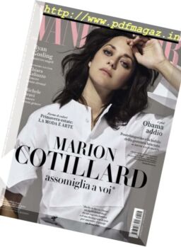 Vanity Fair Italia – 25 Gennaio 2017