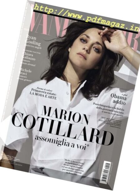Vanity Fair Italia – 25 Gennaio 2017 Cover