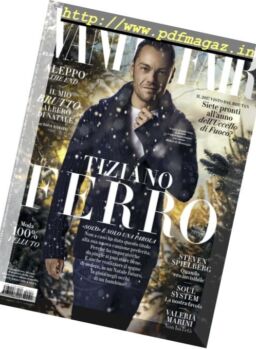 Vanity Fair Italia – 28 Dicembre 2016