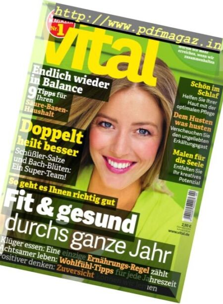 Vital Germany – Februar 2017 Cover