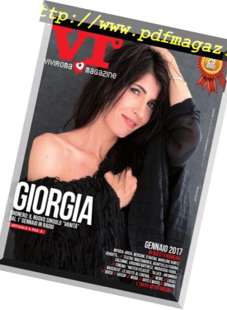 ViviRoma – Gennaio 2017 Cover