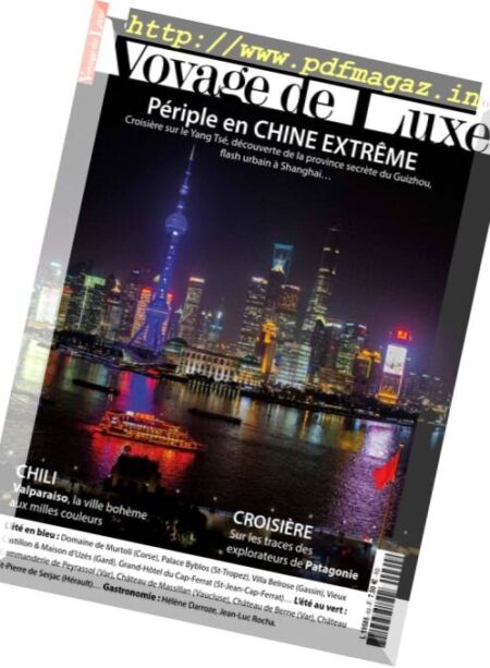Voyage de Luxe – Issue 69, 2016 Cover