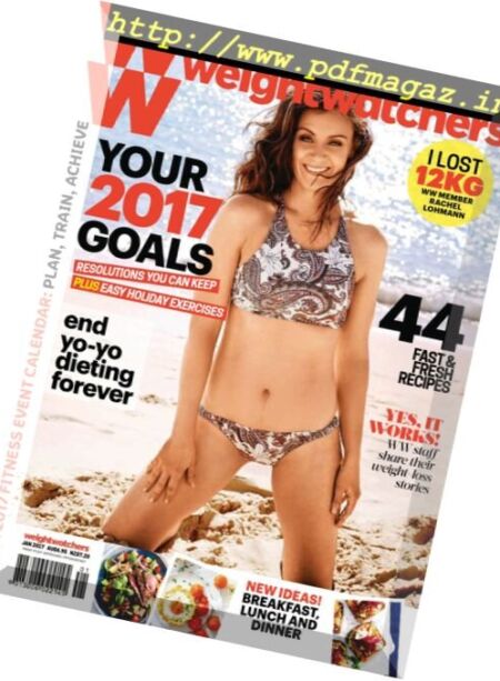 Weight Watchers Australia – January 2017 Cover