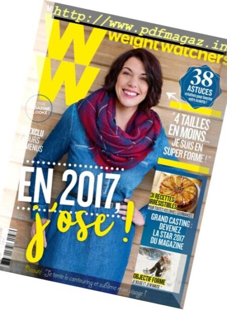 Weight Watchers France – Janvier-Fevrier 2017 Cover