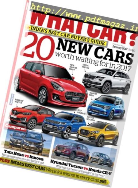What Car India – January 2017 Cover