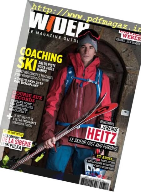 Wider – Decembre 2016 – Fevrier 2017 Cover