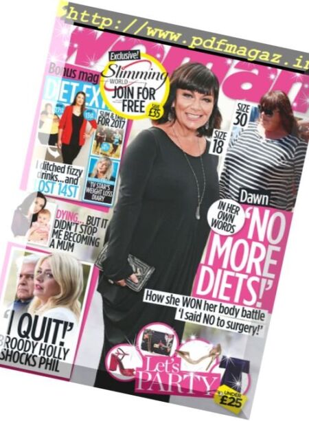Woman UK – 31 December 2016 Cover