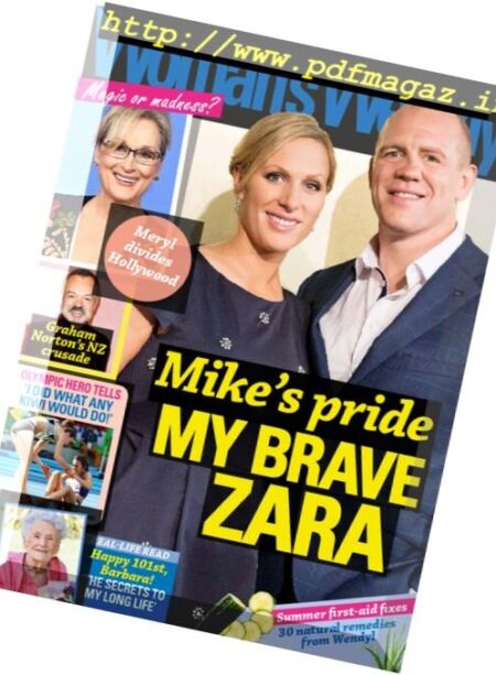 Woman’s Weekly New Zealand – 23 January 2017 Cover