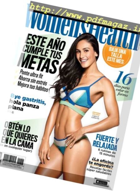Women’s Health Latin America – Enero 2017 Cover