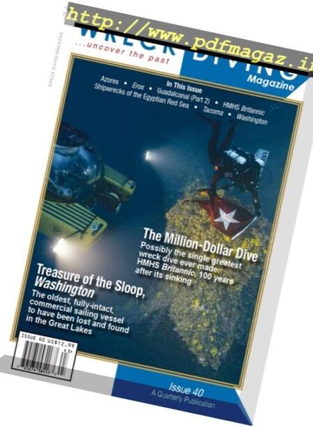 Wreck Diving Magazine – Issue 40, 2017 Cover