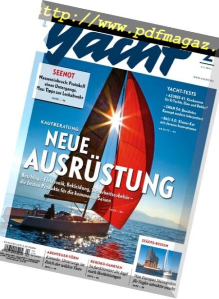Yacht – 4 Januar 2017 Cover