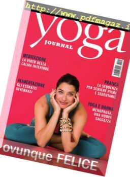 Yoga Journal Italia – Dicembre 2016 – Gennaio 2017