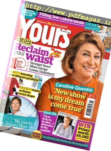 Yours UK – 3 January 2017 Cover