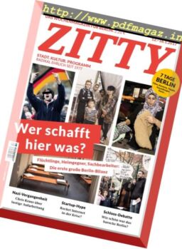 Zitty – 12 Januar 2017