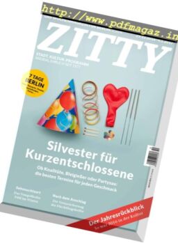 Zitty – 29 Dezember 2016