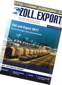 Zoll.Export – Februar 2017
