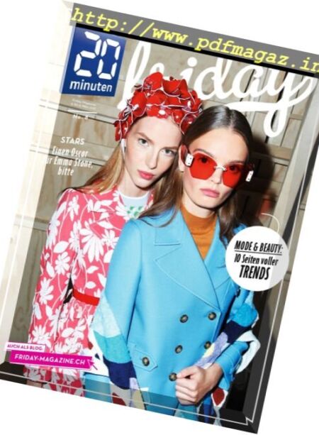 20 Minuten Friday – 3-9 Marz 2017 Cover