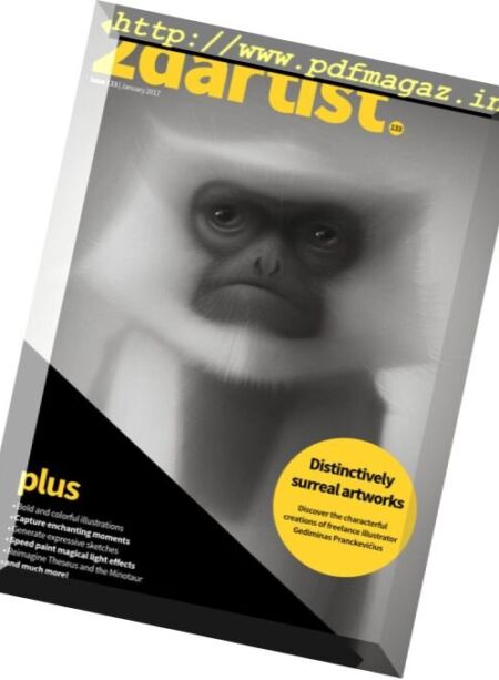 2DArtist – January 2017 Cover