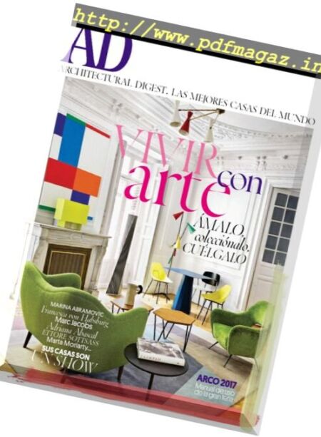 AD Architectural Digest Spain – Febrero 2017 Cover