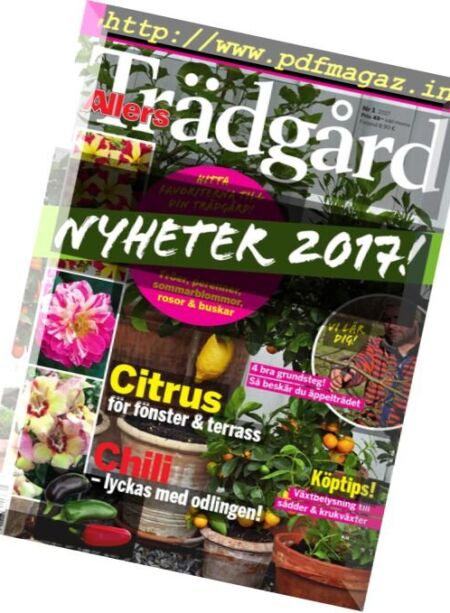 Allers Tradgard – Nr.1, 2017 Cover