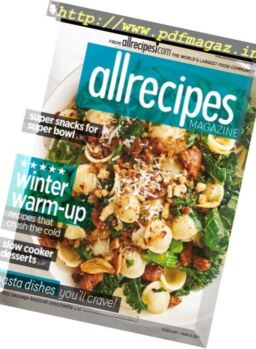 Allrecipes – February-March 2017